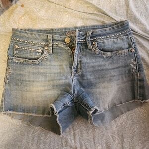 Size 29 Distressed Shyanne Denim Shorts